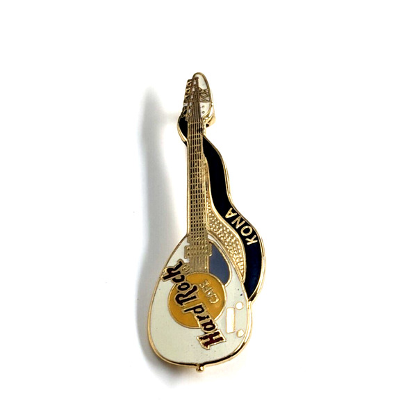 Hard Rock Cafe Kona Hawaii Brian Jones Vox Guitar Enamel Pin Dead Rocker Series - Picture 2 of 7